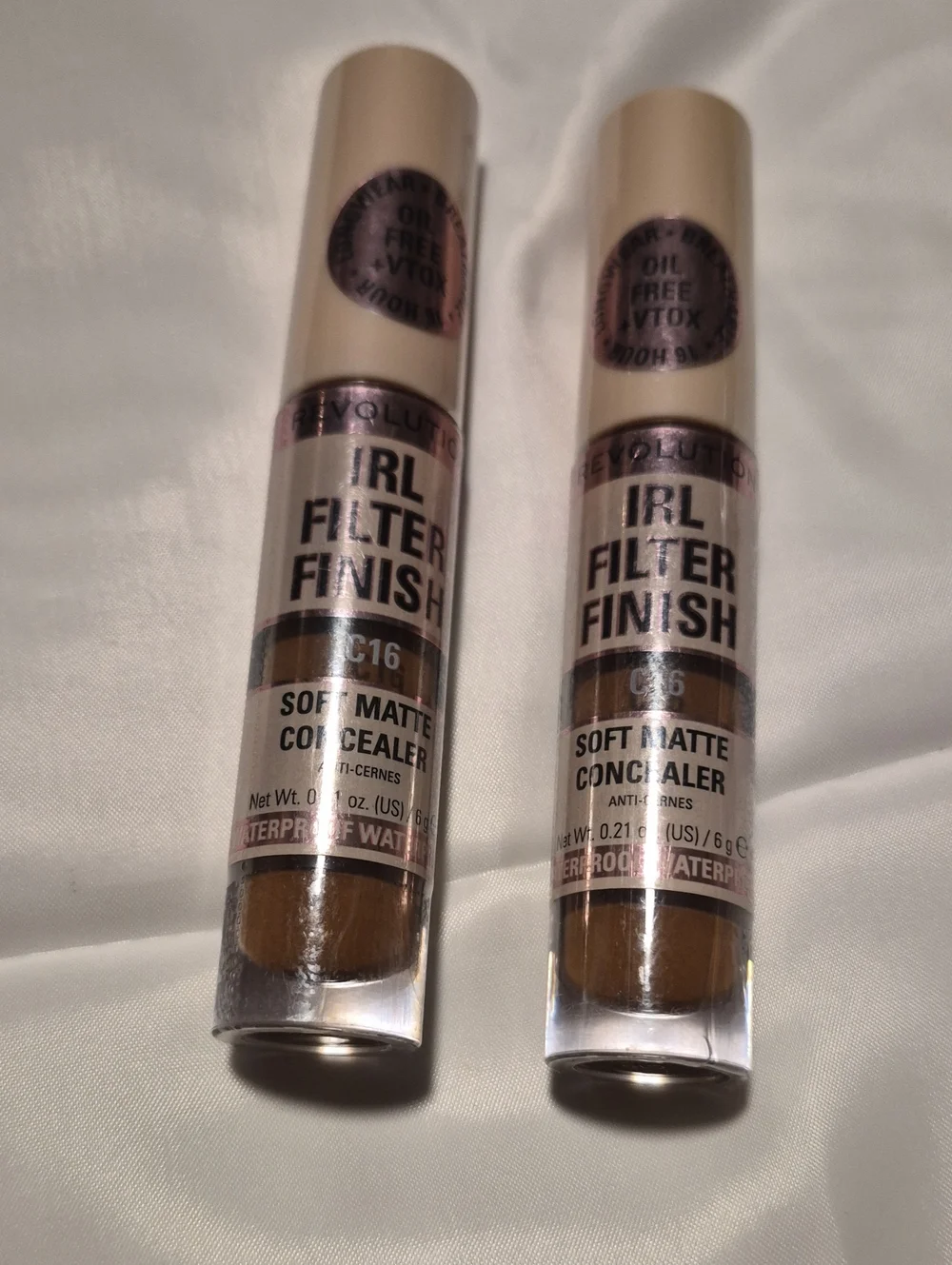 Revolution IRL Filter Finish C 16 Soft Mattee Concealer 0.21 Oz